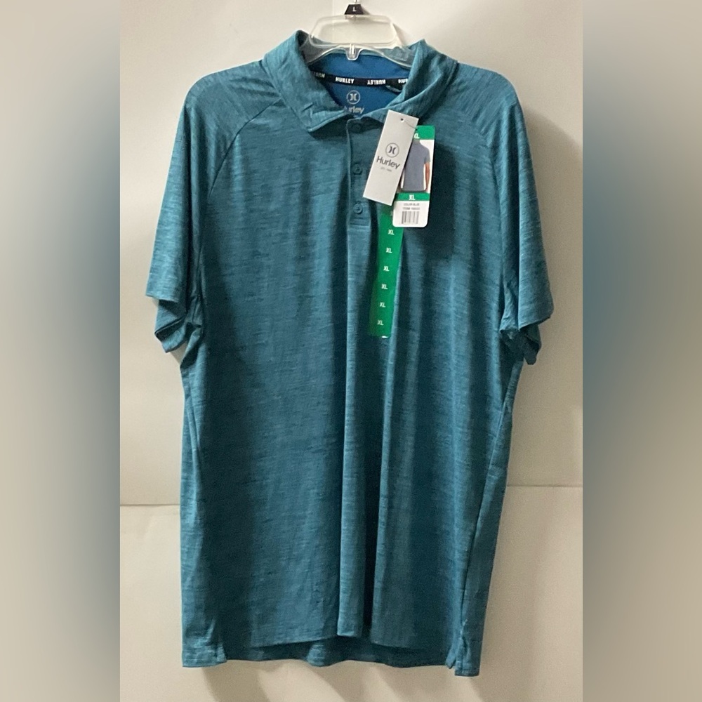 Hurley Men's Ocean Green Polo Shirt
